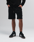 Short de poly algodón para hombre CÁVILAR - color negro, vista frontal